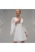 Lareina İspanyol Kol Tül Detay Mini Mezuniyet Elbise 0207